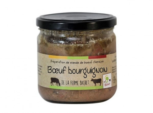 Ferme Bichet - Bœuf bourguignon BIO en pot x2