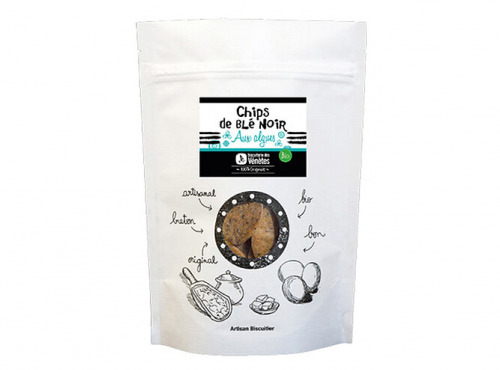 Biscuiterie des Vénètes - Chips de blé noir aux algues