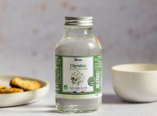 Ferme de Vanadal - Digestion : La tisane sans infusion Concentré de plantes à diluer Confort digestif