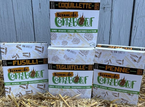 Ferme de Corneboeuf - Coffret de pâtes 1,7kg - coquillette, penne, fusilli, tagliatelle