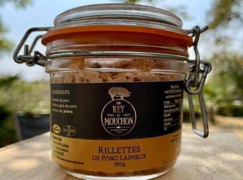 Lou Rey du Cochon - Rillettes de porc laineux 180g