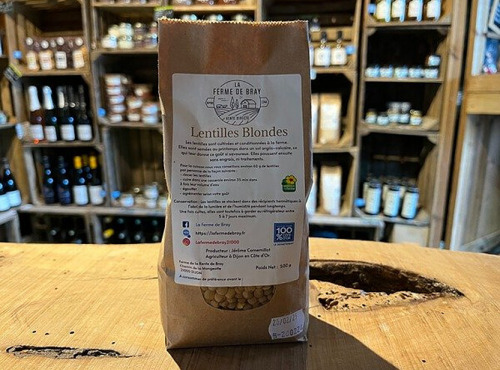 La Ferme de Bray - Lentilles blondes - 500g