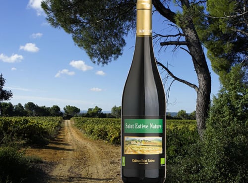 Château Saint Estève d'Uchaux - AOP Saint Estève NATURE - Sans Sulfite - BIO Rouge 2021 Villages Massif d'Uchaux