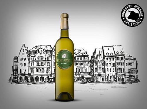 Boucherie Moderne - Vin blanc Beau-rivage (Bordeaux) 75cl