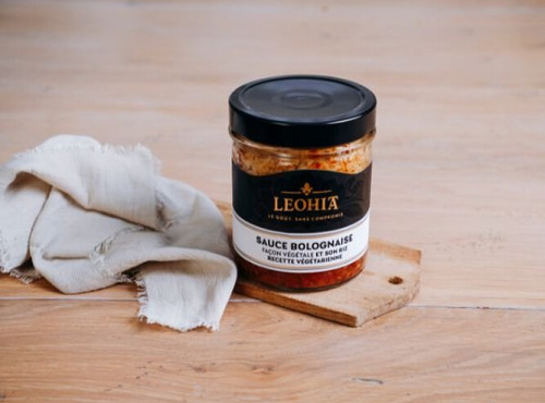 Leohia - Sauce Bolognaire Végétale & Riz 360GVersion Nomade, prêt-à-déguster !Recette Végétarienne