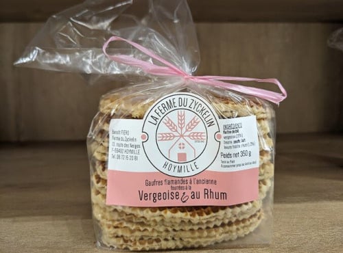 Ferme Joos - Gaufres flamandes à l'ancienne fourrées à la vergeoise et au rhum