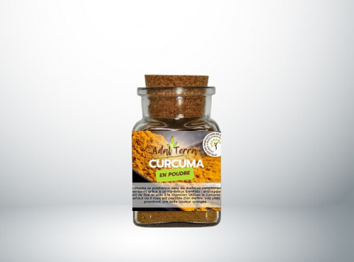 Adal Terra - Epices - Curcuma Biodynamique (en poudre) 60G
