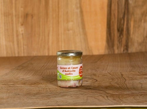 L'Autruche de Laurette - Gésiers et Cœurs d’Autruche confits 350g