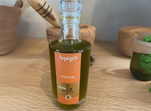 Huile des Orgues - Huile d'Olive Parfumée aux Agrumes - 200 ml