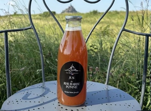 Ferme Saint Joseph - Jus de rhubarbe pomme 1L