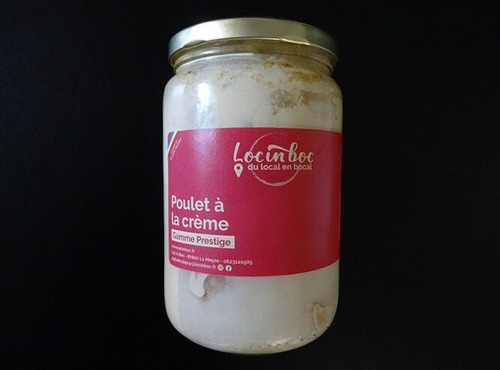 Loc in Boc : du local en bocal - Poulet à la crème 690g
