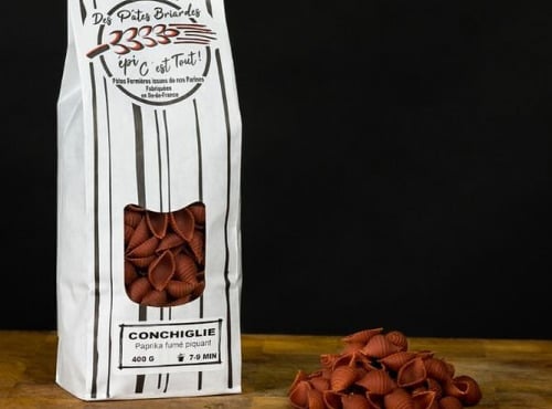 Des pâtes Briardes épi c'est tout ! - Conchiglie paprika fumé piquant - 400g