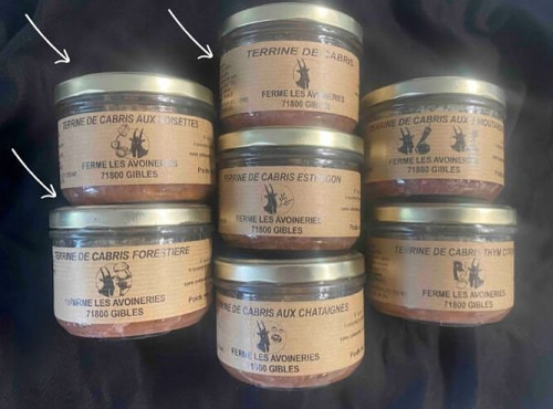 Ferme les Avoineries - Assortiment de 3 terrines de chevreau "Terroir"