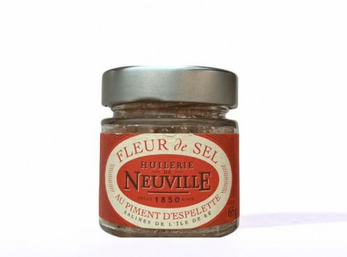 Huilerie de Neuville - Fleur de Sel au Piment d'Espelette