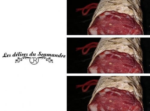 Les Délices du Scamandre - Saucisson de Taureau Sans Nitrite x3