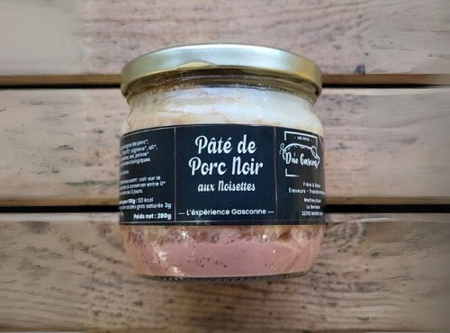 Duo Gascon - Pâté de Porc Noir aux Noisettes 280g