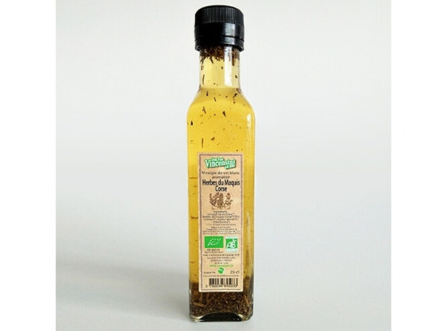 Jean-Paul Vincensini et Fils - Vinaigre de Vin Blanc Aromatisé aux Herbes du Maquis Bio