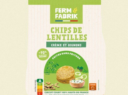 Ferme Joos - Chips de lentilles crème et oignons