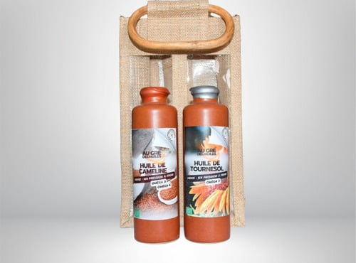 Adal Terra - Coffret cadeau - Coffret Huiles de Cameline et Tournesol Bio 2X200ml