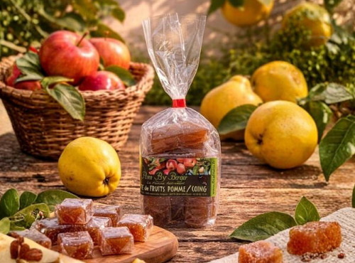 Pom Bio Berger - Pâte de fruits Pomme-Coing 240g