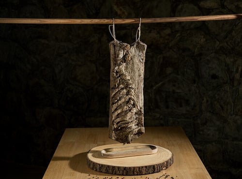 Charcuterie Commenges - Poitrine salée/poivrée 1000g Sans Nitrite Ajouté
