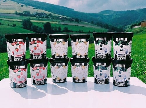 Les Glaces de la Vallée - Maxi Coffret glaces Fraicheur "la Vallée" 12x500ml