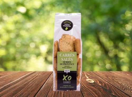 XO Gourmet - Carrés salés herbes de Provence 100g