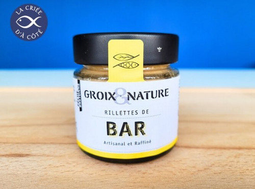 La Criée d'à Côté - Rillettes de Bar - Groix et Nature - 100g