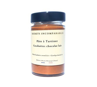 Secrets Incomparables - Pâte à Tartiner Cacahuètes Chocolat Lait 700g