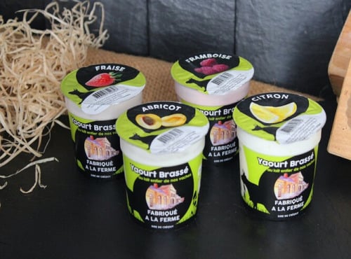 Ferme du Sire de Créquy - Yaourt Brassé Fruit - Lot de 4 sans sucre ajouté