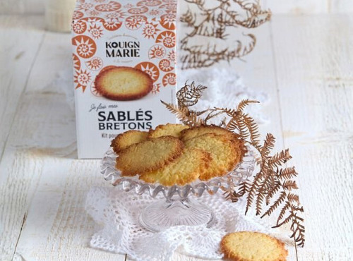 Kouign Marie - Kit " Je fais mes sablés bretons" - 4 x 10 sablés
