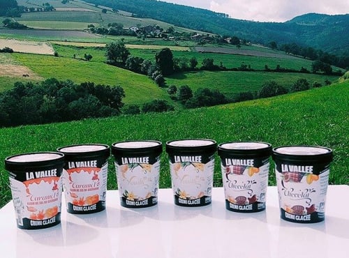 Les Glaces de la Vallée - Coffret glaces Gourmand "la Vallée" 6x500ml