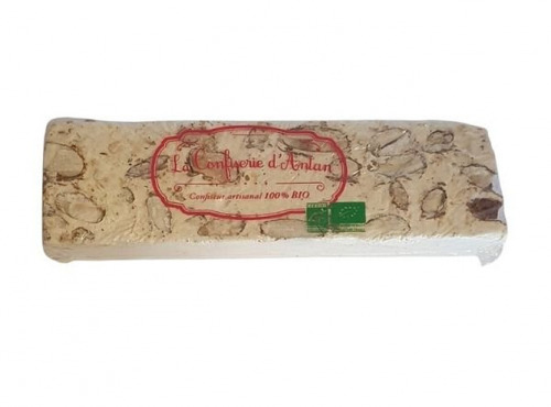 La confiserie d’antan 100% bio - Nougat blanc semi tendre - 110 gr