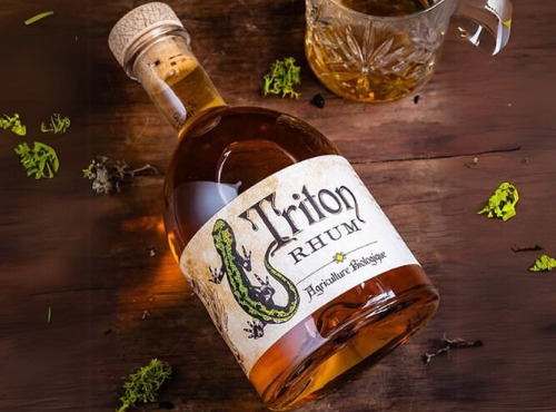 Alcools Vivant - Rhum TRITON ambré Bio 70cl