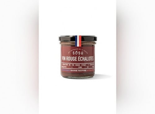 SÒSU, les Artisans de la Sauce - SÒSU- Sauce Vin Rouge Échalotes 165 ml