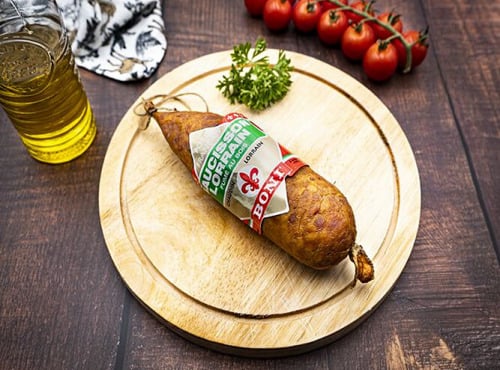 BONI - Saucisson Lorrain fumé au bois - Entier 250g
