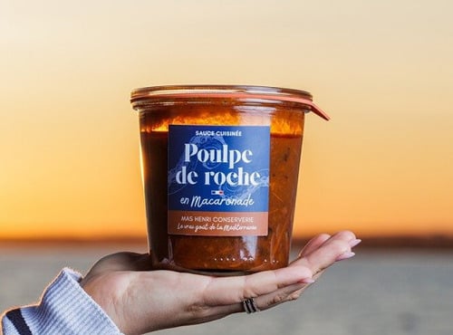 Mas Henri - Sauce cuisinée poulpe de roche en macaronade 450g
