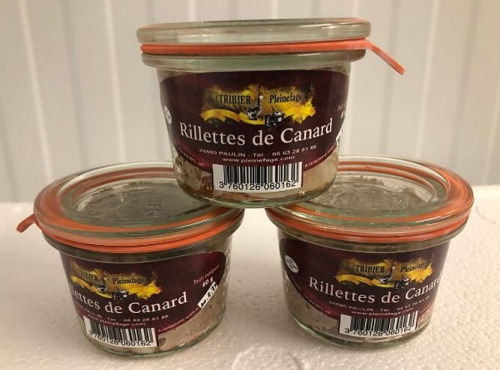 Ferme de Pleinefage - Rillettes de Canard - Verrine de 60g "MEDAILLE ARGENT AU CONCOURS SAVEURS NOUVELLE AQUITAINE 2024"