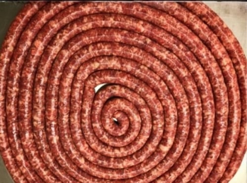 Ferme des Fabres, Vos Manges Gardiens - Saucisse 100% Porc noir nature 1kg