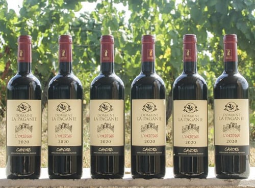 Domaine la Paganie - Vin rouge de Cahors élevé en fût – L’Origine 2020 – 6 bouteilles