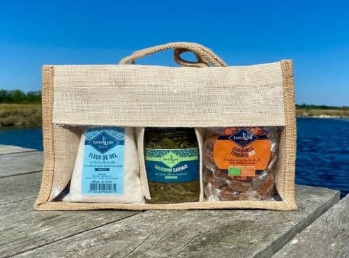 Rivesaline - Terre Saline - Sac jute 3 articles