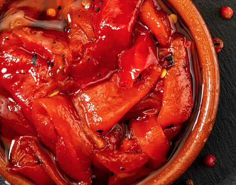 L'OLIVERAIE DU COUDON - Préparé de poivrons rouges braisés 350g