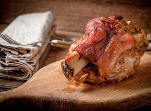 Maison Biau - [Précommande] Jarret tranché de porc noir 1kg