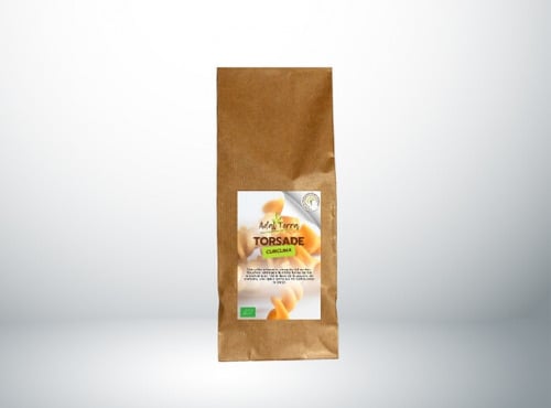 Adal Terra - Pâtes - Torsade aux Blés Anciens et Curcuma Biodynamiques 500G
