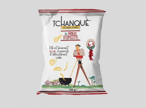 Les Tchanqués - Chips Artisanales Piment d'Espelette 125gr x 10