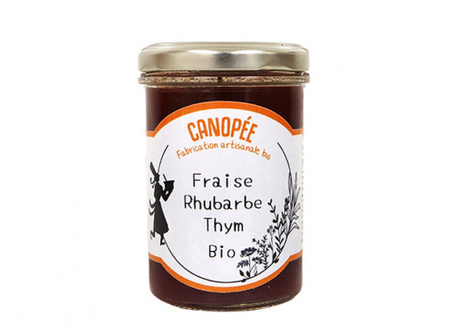 Biscuiterie des Vénètes - Canopée - Confiture fraise, rhubarbe et thym