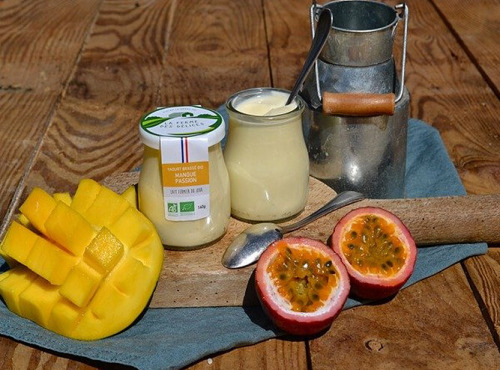 La Ferme des Délices - Yaourt brassé BIO - Mangue passion 2 x 140g
