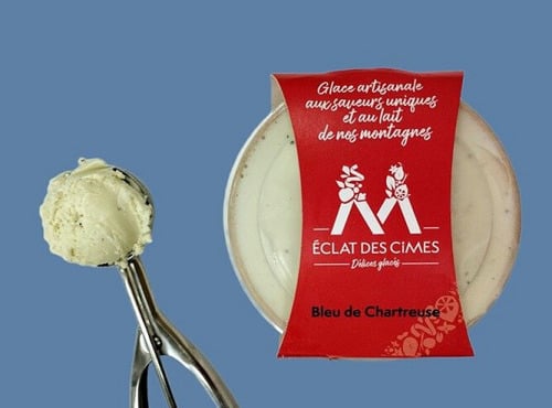 Eclat des cimes - Crème glacée au fromage Bleu de Chartreuse 440 ml