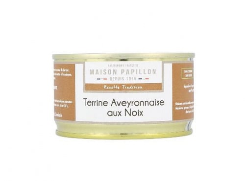 Maison PAPILLON - Artisan depuis 1955 - Terrine Aveyronnaise aux Noix 130g