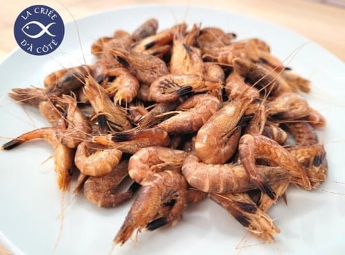 La Criée d'à Côté - Crevettes Grises Pays Cuites - à déguster entières - 1 kg